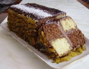 Английский шахматный кекс - фото Английский шахматный кекс