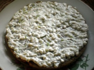 Баклажанный торт «нежный»