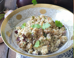 Баклажаны с кус-кусом