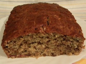 Банановый пирог с овсянкой