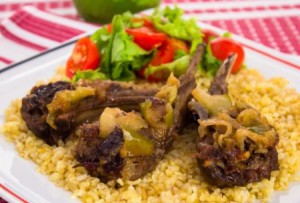Маринованные бараньи ребрышки, жаренные на гриле - фото Маринованные бараньи ребрышки, жаренные на гриле