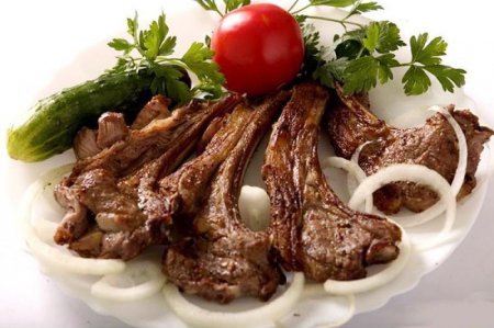 Жарим баранину с кабачками