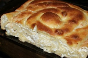 Пирог с форелью
