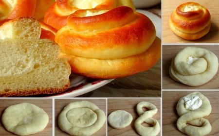 Пирожки с творогом и ананасом