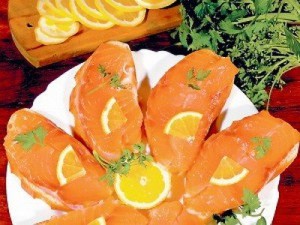 Бутерброды с лимоном и скумбрией