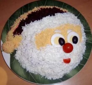 Cлоеный салат «ананасовая шуба»