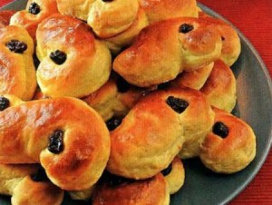 Датские «булочки люсии»