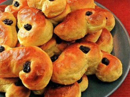 Датские «булочки люсии»