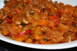 Готовим рагу из кабачков