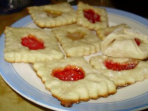 Готовим творожное печенье с мармеладом