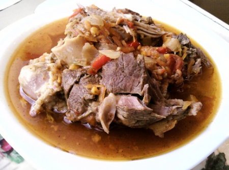 Рагу из куриных грудок с грибами и кабачками