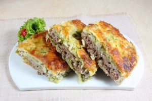 Запеканка из цветной капусты и куриным филе
