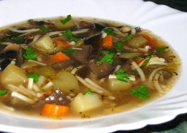 Картофельный суп с баклажаном. Рецепт и видео-рецепт