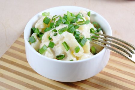 Картофель в молоке