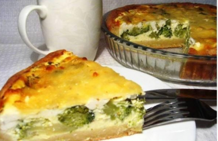 Киш с брокколи