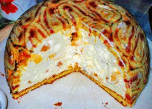 Королевская шарлотка — торт без выпечки
