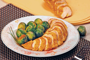 Куриные грудки с шафраном