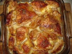 Куриные ножки запеченные с яблоками