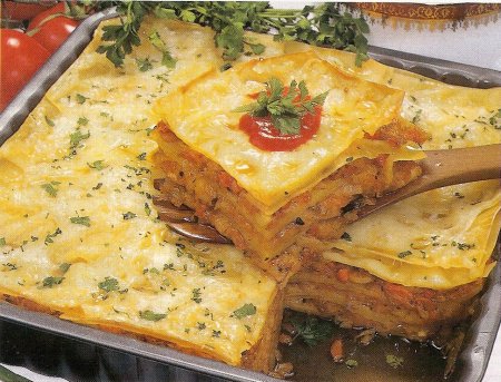 Лазанья с мясом