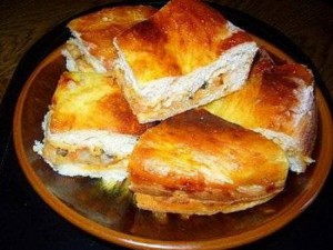 Картофельный террин с копченой грудинкой