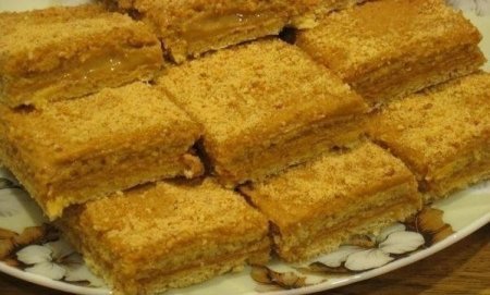 Медово-апельсиновые пирожные со сгущенкой