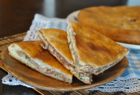 Осетинские пироги с фасолью
