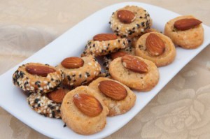Печенье с сыром чеддер и орехами