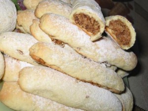 Печенье «трубочки с орехами»