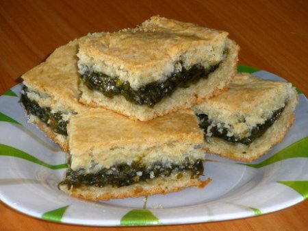 Пирог со щавелем