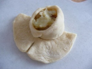 Пирожки из лаваша с яблоками