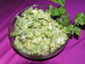 Простой и вкусный салатик из авокадо