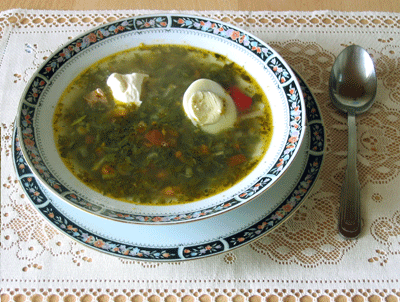 Рецепт приготовления зеленых щей