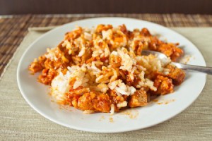 Рис с телячьими почками