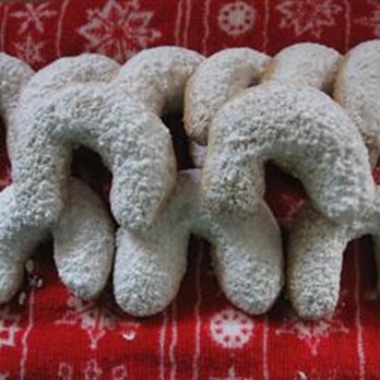 Рождественское печенье «сахарные полумесяцы»