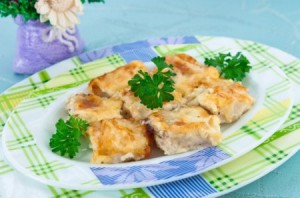 Рыба, тушенная под майонезом