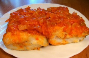Рыба жареная под маринадом