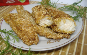 Рыбные палочки в панировке