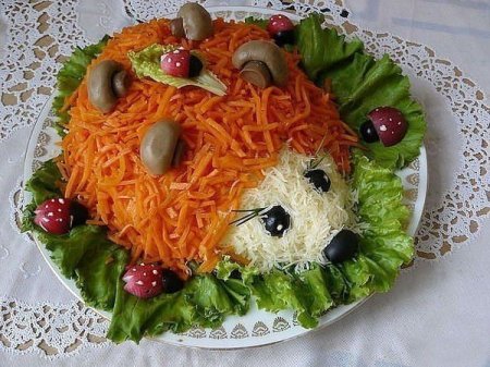 Салат «ежик»