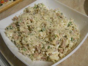 Салат из кальмаров «кальмары веселья»