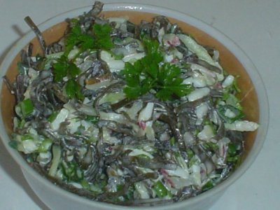 Салат из морской капусты