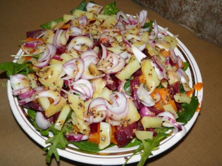 Салат из запеченных овощей