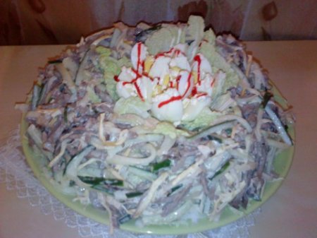 Салат «каменный цветок»