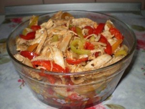Салат «курица хе»