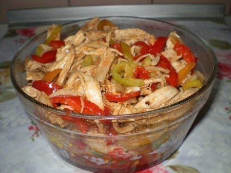 Салат «курица хе»