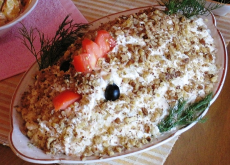 Салат «курочка ряба»