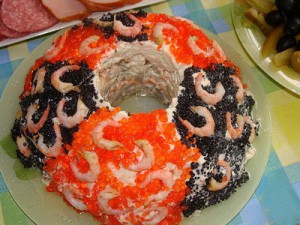 Салат «любовь русалки»