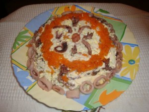 Салат «морской коктейль»