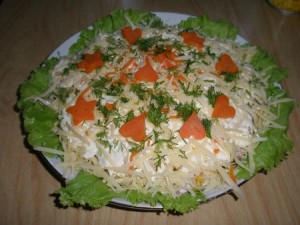Салат «лесная хижина»