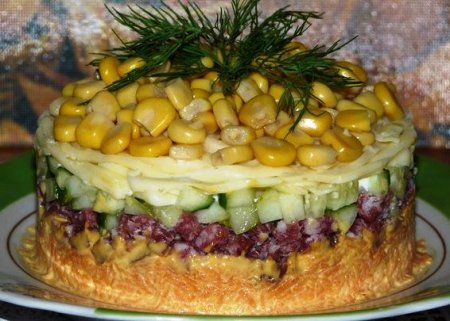 Салат «праздничные каллы»