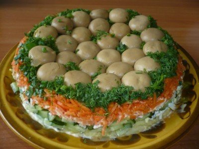 Салат полянка